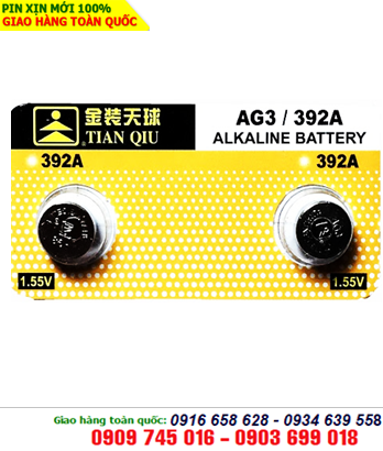 PIn Tianqiu AG3,LR41,192,SR41SW,392 Alkaline 1.5V chính hãng