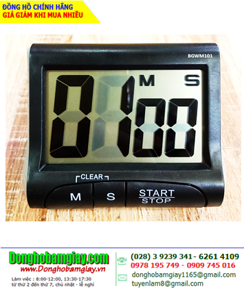 TIMER BGWM101, Đồng hồ hẹn giờ đếm Lùi-đếm tiến 100phút Timer BGWM101