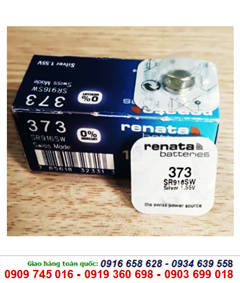 Pin Renata 373/SR916SW silver oxide 1.55V chính hãng Renata Thụy Sĩ