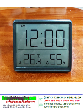 YD-8218, Đồng hồ Báo thức Xem giờ YD-8218 có thêm chức Năng đo Nhiệt độ -Độ ẩm /Bảo hành 03 tháng