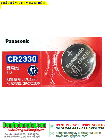 Panasonic CR2330; Pin Panasonic CR2330 lithium 3V 
