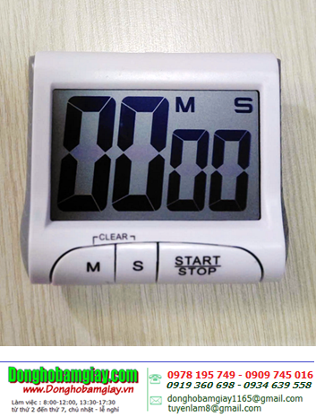 TIMER BGWM101, Đồng hồ hẹn giờ đếm Lùi và đếm tiến 01 kênh - cài đặt 100phút Timer BGWM101 (Vỏ ĐEN)