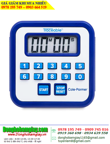 Traceable 5020, Đồng hồ cài đặt hẹn giờ đếm lùi 01 kênh Traceable @ Alarm Timer/Stopwatch/Đã hiệu chuẩn tại Mỹ