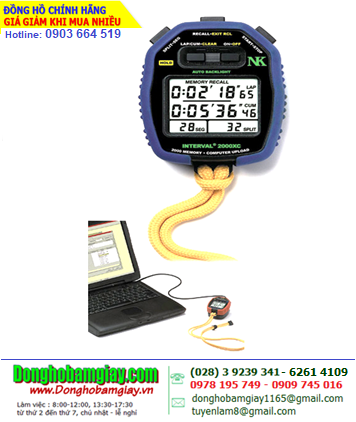 Kestrel Stopwatch Interval 2000XC, Đồng hồ bấm giây 2000Laps Stopwatch Interval 2000XC Track & Field Watch - Made in USA